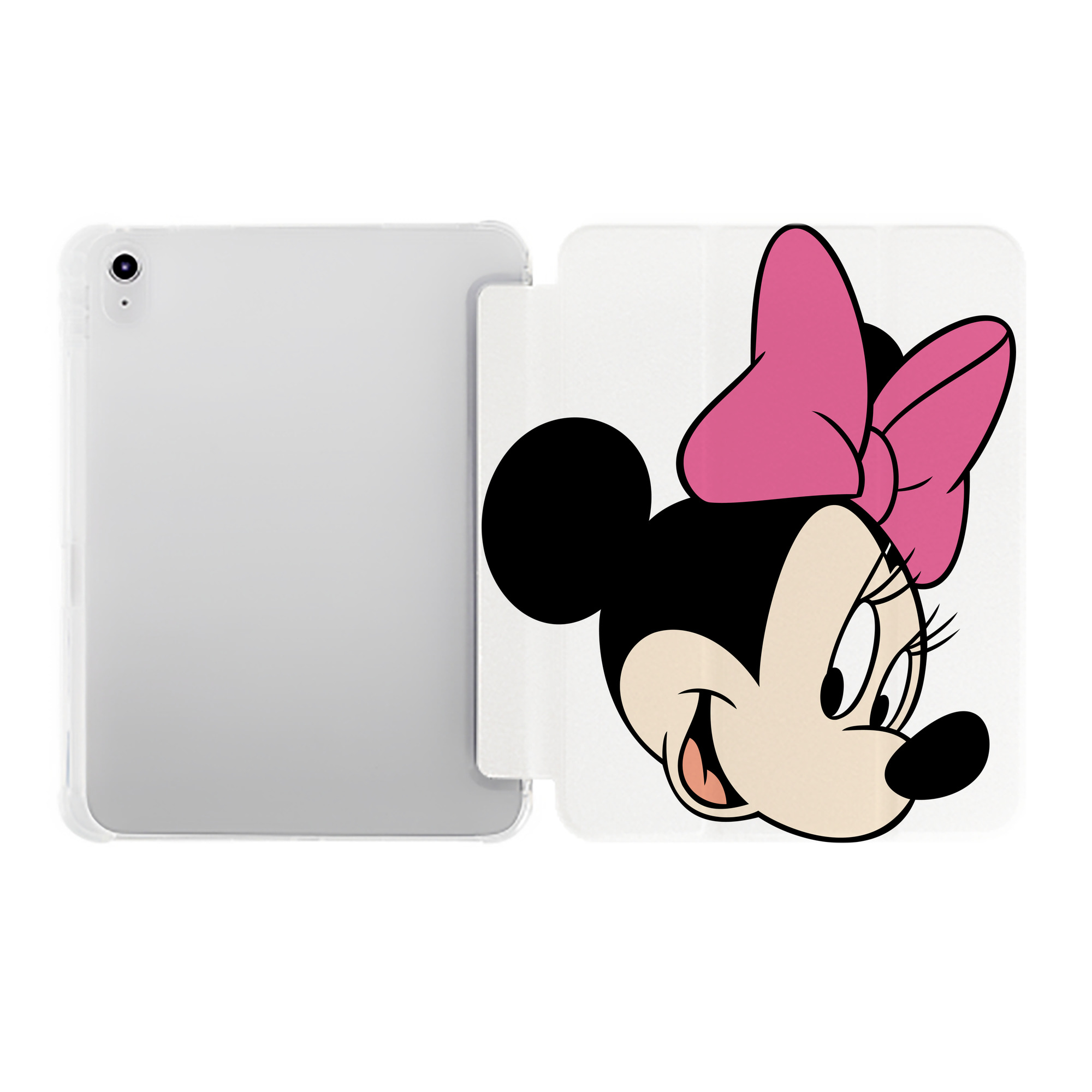 （画像用） ミッキーマウス Mickey Mouse IPad ケース ペン収納付き 三つ折りスタンド PUレザー×シリコン 対応機種9.5/10.5/10.9インチ